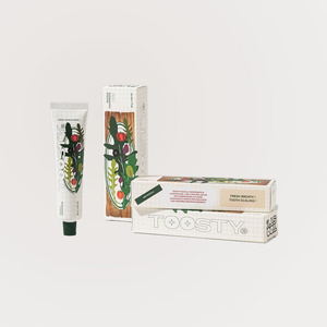 ยาสีฟันเกาหลี K-Beauty Tusti Tusti Rucola ขนาด 80 กรัม ผลิตในเกาหลี สำหรับการดูแลช่องปากประจำวัน - Product Image 1