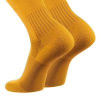 Chaussettes d'équitation de haute qualité, confortables et douces, à compression, en polyester respirant et écologique, service OEM, avec revers.