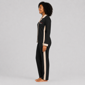 Trending Women's Pajama <b>Set</b> Soft Cotton Breathable Comfortable Loungewear Nightwear Custom Design Pajama <b>Set</b> for Women - Product Image 3