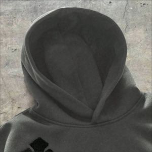 OEM ODM Sweat à capuche décontracté pour homme en molleton de coton, couleur unie, manches longues, coupe ample, style streetwear, brodé, écologique, haute qualité, en gros - Product Image 4