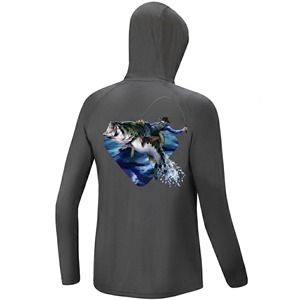 Camiseta de Pesca Personalizada al por Mayor en EE. UU., Jersey de Pesca Sublimado, Camisetas de Pesca con Protección UV Personalizadas - Product Image 1