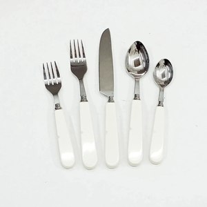 Modern Matte Finish Flatware Set Black Gold Tone Knife Fork Spoon Durable Metal Cutlery Wedding Dinnerware Tableware Cutlery Set - Product Image 3