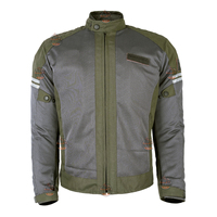 Veste d'été pour moto en maille + Cordura pour hommes, veste de moto en textile respirant et protecteur