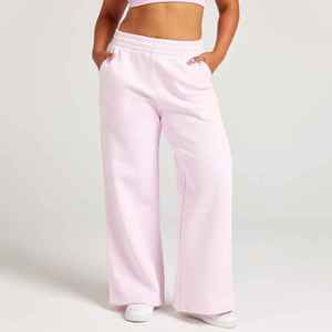 Pantalon évasé pour femme de haute qualité, design personnalisé 2026, très vendu, taille haute, 100 % coton, pour l'été - Product Image 4