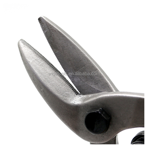 Tijeras Multiusos WIGA GF-250L Industriales y para Bricolaje de 10 Pulgadas con Borde Dentado, Mango de Plástico Amarillo y Corte Izquierdo - Product Image 2