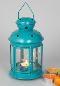 Lanterne à vent artisanale en fer forgé, lampe cheval, chandelier décoratif, lampe ciel étoilé portable, chandelier DIY - Product Image 2