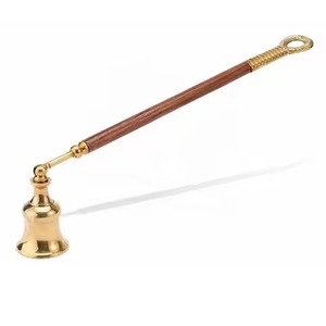 Sleek Finish Metal <b>Candle</b> Snuffer Long Handle <b>Candle</b> Extinguisher Tool Stylish <b>Wick</b> Dipper Home Decor Accent - Product Image 1