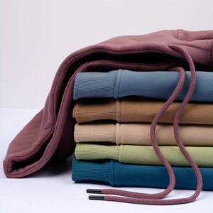 Custom Unisex Oversized Autumn Lined Hoodies High Weight Plus Size Pullover Embroidery Printed Logo Men's - Product Image 5