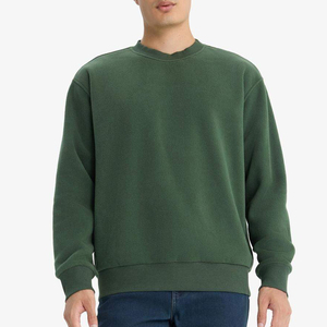 Sweat-shirt d'hiver à capuche et quart de zip en molleton décontracté 100 % coton, style streetwear de luxe, brodé, coupe classique pour homme, vente en gros - Product Image 6