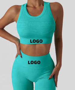 Leggings de Yoga para Mujer, Cintura Alta, Levanta Glúteos, Antideslizantes, Elásticos, Sin Costuras, Ecológicos, Transpirables, Tejido Acanalado, Color Sólido - Product Image 6