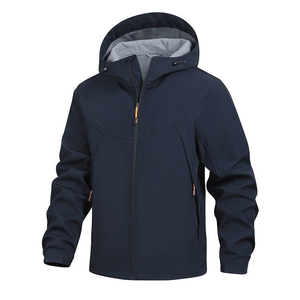 Custom Sport Style Men's <b>Soft</b> <b>Shell</b> Canvas Winter <b>Jacket</b> Stand Collar Waterproof Windproof Eco-Friendly <b>Hooded</b> Reversible Wool - Product Image 5