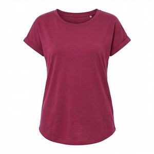 เสื้อยืดผู้หญิงแบบสั่งทำพิเศษ เสื้อคลุมระบายอากาศได้ดี เสื้อผ้าแฟชั่นคุณภาพดี สวมใส่สบาย เสื้อยืดแขนสั้น เนื้อผ้านุ่ม - Product Image 1