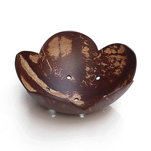 Jabonera de coco, soporte para jabones de cáscara de coco, accesorio para baño, cocina y encimera. - Product Image 3
