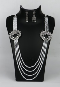 New Designer Silver Plated Pendant Necklace Artificial fashionable Women Jewelry Luxury Ornaments Traditional Oxodise jewellery - Product Image 5