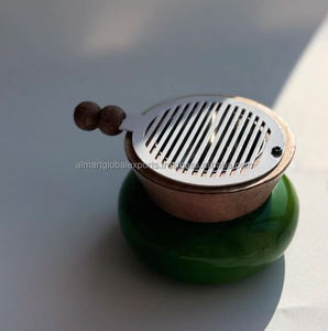 Quemador de Incienso de Resina, Recolector de Cenizas Único, Hecho a Mano en India, Decoración para el Hogar, Incienso para Meditación, Incrustaciones de Epoxi, Regalos de Ramadán, Amg - Product Image 3