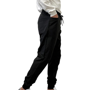 Pantalon de survêtement décontracté épais à coupe ample avec cordon de serrage interne et poches, doublé polaire - Product Image 6