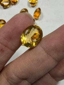 Pierre ronde facettée en citrine de qualité supérieure pour bagues, cristal de citrine véritable, prix de gros par l'exportateur - Product Image 4