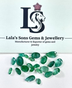 Meilleur prix, 100% naturel, émeraude zambienne de 6x4-6x8 mm, forme mixte, couleur vert bleuté, qualité supérieure, pierres précieuses en vrac pour la fabrication de bijoux - Product Image 5