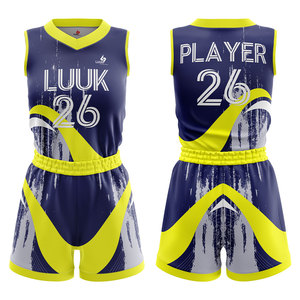 Ensemble maillot et short de basketball sublimé pour femme – Tenue d'équipe légère et performante, anti-humidité - Product Image 4