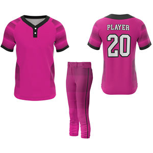 Ensemble uniforme de baseball et softball 2026 unisexe, respirant, 100 % polyester, couleurs personnalisables, design classique, prix de gros - Product Image 3