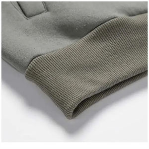 Sudadera con Capucha Básica para Hombre de Alta Calidad, 100% Algodón, Forro Polar Suave para Invierno, Diseño de Pullover, Capucha Ajustable, Bolsillo Tipo Canguro, Uso Diario - Product Image 5