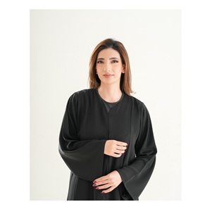 Vestido Abaya Tradicional Premium, Elegante, Cómodo y Único, de Manga Larga y Diseño Simple, Hecho en China - Product Image 1