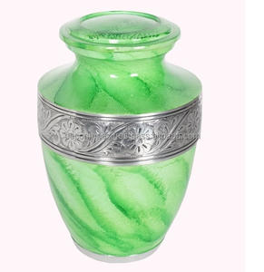 Urne de crémation moderne en aluminium pour les cendres taille adulte léger durable personnalisé gravé laser photo personnalisé - Product Image 6