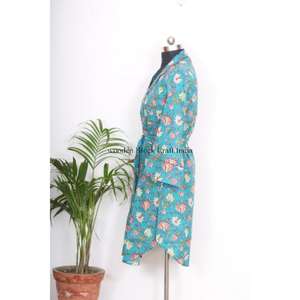 Vestido Midi Ajustado de Algodón Tejido Moderno para Mujer Happy Queens, Ecológico, Lavable, Transpirable, con Cuello en V y Manga Larga, Ideal para Fiestas en la Playa - Product Image 5