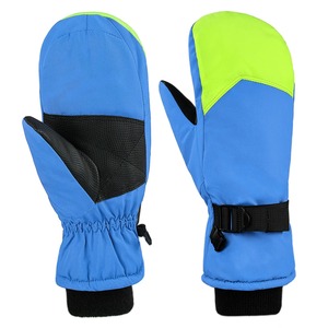 Guantes de Invierno de Cuero de Alta Calidad para Hombre, Guantes de Esquí Impermeables y Resistentes al Viento con Cierre de Velcro - Product Image 2