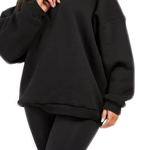 ชุดกีฬาผ้าฟลีซปักลายสำหรับผู้หญิง ชุดสองชิ้น เสื้อซิปและกางเกงวอร์มขายาว - Product Image 5