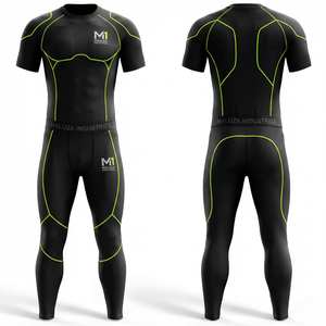 Conjunto Deportivo de Compresión Unisex Premium para Gimnasio, Running, Entrenamiento, Marca MALUZA INDUSTRIES, EE. UU. y Europa - Product Image 5