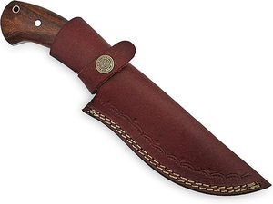 Cuchillo de caza y camping de hoja fija de acero de Damasco Dustline Commodities hecho a mano con hermoso mango de palisandro, regalo para él, OEM 1 - Product Image 6