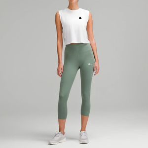 Camiseta Deportiva de Tirantes para Mujer, Ajustada, Transpirable, de Secado Rápido, Ecológica, de Spandex y Algodón, Informal - Product Image 4