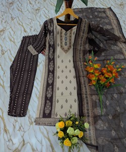 <b>Women</b> Traditional Pink Silk Embroidered Vintage Style Quick Dry Regular Fit Ankle Ethnic Wear <b>Kurta</b> Set 87161- SHIVAM- TEDDY - Product Image 4