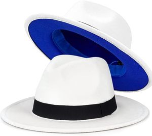 Chapeau Fedora tendance avec intérieur coloré de luxe - Product Image 1