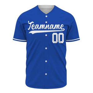 Custom Breathable Moisture Wicking Heat-Transfer Printed Baseball Jerseys 100% Polyester Team Uniforms Logo Embroidery Button - Product Image 2