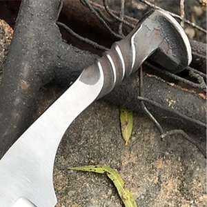 Couteau médiéval de haute qualité, forgé à la main en acier à haute teneur en carbone, style antique, couteau utilitaire médiéval à lame pleine, avec étui en cuir - Product Image 6