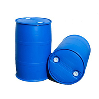 Barils en plastique bleus étanches de 200 L pour la manutention de liquides, solutions de stockage et de transport commerciaux