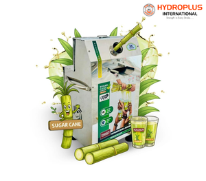 Hydroplus International stainless steel sugarcane juicer machine three diamond rollers gear <b>box</b> overload reverse forward durable - Product Image 4