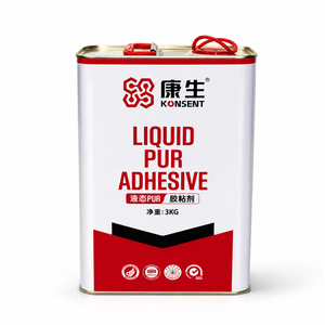 Pegamento de Poliuretano Líquido PUR de Grado D4, 100% Sólido, de Rápida Adhesión, en Envase de Tambor de 3 kg, OEM/ODM, para Madera - Product Image 1