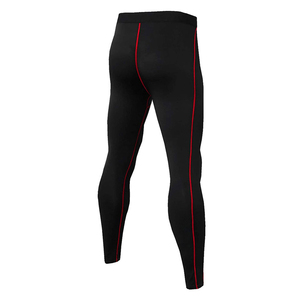 Ensemble de vêtements de sport compressifs en polyester élastique avec logo personnalisé imprimé, pour le basketball, le cyclisme, la salle de sport, entraînement, t-shirt et leggings - Product Image 5