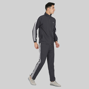 Survêtement décontracté d'été pour homme grande taille, coupe classique, avec maille respirante à séchage rapide - Product Image 4