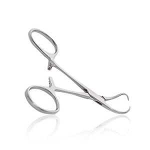 Ensemble d'instruments de haute qualité Backhaus avec pince à serviettes manuelle et embouts réutilisables en acier inoxydable, forceps hémostatiques Classe II OEM - Product Image 3