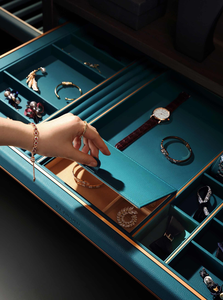 JY Modern RTA <b>Wardrobe</b> with MDF Door Hardwood Material American Wall Bedroom Furniture for Villa-Waterproof Easy Assembly - Product Image 3