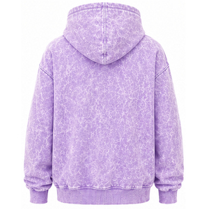 Sweat à capuche oversize personnalisé délavé à l'acide pour hommes, femmes et unisexe, en molleton épais, avec broderie personnalisée, fabricant de vêtements - Product Image 5
