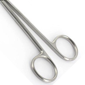 กรรไกรเมทเซนบาุม ขนาด 14 ซม. 16 ซม. 18 ซม. แบบโค้งและแบบตรง ผลิตจากเหล็กกล้าไร้สนิมสำหรับผ่าตัด ใช้ซ้ำได้ ทนความร้อนสูง - Product Image 4