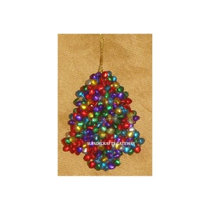 Most Beautiful Handmade Colorful <b>Anklet</b> Bells Studded Work Tree Shape Christmas Hanging Ornament Accessories For Decorations - Product Image 1