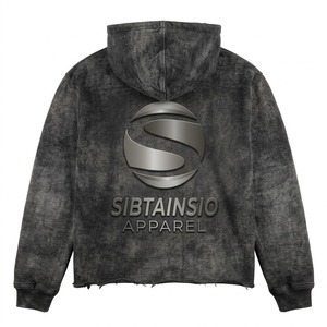 Sudadera con Capucha para Hombre, Estilo Streetwear, Personalizada, con Lavado Ácido, Desgastada, Oversize, Gruesa, Vintage, con Efecto Descolorido por el Sol - Product Image 6