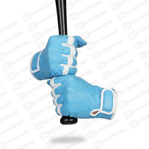 Gants de baseball et de softball en cuir véritable, personnalisables (couleur, taille, logo), pour lanceur et frappeur droitier, à doigts entiers, pour le sport - Product Image 5