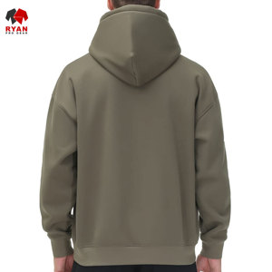 เสื้อฮู้ดดี้ผู้ชายแบบสวมหัว ปักโลโก้ได้ตามต้องการ ผ้าฝ้ายฟลีซ 100% ระบายอากาศได้ดี เหมาะสำหรับฤดูหนาว รับผลิตแบบ ODM OEM - Product Image 4